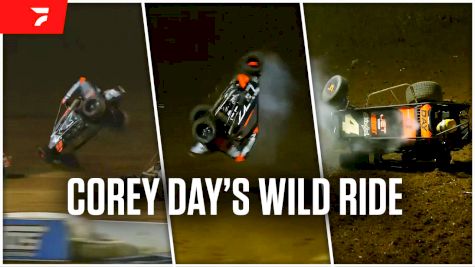 Corey Day Flips Violently At USAC Hangtown 100