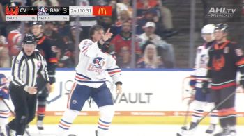 Connor Clattenberg Delivers Big Hit, Drops Gloves With David Goyette