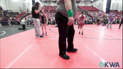 75-80 lbs Rr Rnd 1 - Breea Florez, HURRICANE WRESTLING ACADEMY vs Lucy Chill, Perry Wrestling Academy