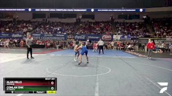 D 1 150 lbs Champ. Round 2 - Conlan Enk, St. Paul`s vs Alan Mills, Sulphur