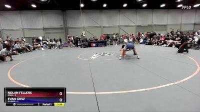 150 lbs Placement Matches (8 Team) - Nolan Fellers, Iowa vs Evan Gosz, Illinois