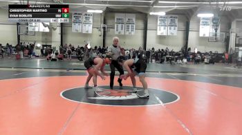 149 lbs Consi Of 8 #1 - Christopher Martino, Princeton vs Evan Boblits, Unaffiliated