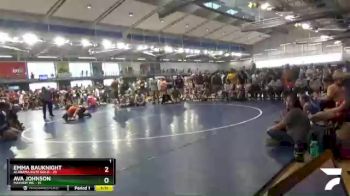 120 lbs Quarterfinals (8 Team) - Emma Bauknight, Alabama Elite Gold vs Ava Johnson, Mayhem WC