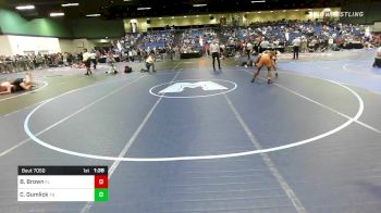 138 lbs Round Of 128 - Brinalli Brown, FL vs Caleb Gumlick, TN