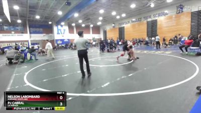 150 lbs Cons. Round 2 - Pj Cabral, La Mirada vs Nelson LaBombard, Harvard Westlake