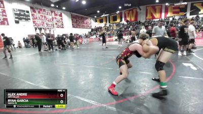 150 lbs Champ. Round 2 - Ryan Garcia, Santa Fe vs Alex Andre, Simi Valley