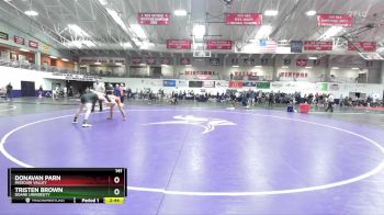 141 lbs Champ. Round 1 - Tristen Brown, Doane University vs Donavan Parn, Missouri Valley