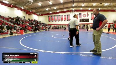 174 lbs 3rd Place Match - Nicolas Guynn, Utah Tech University vs Carson Howell, Unattached