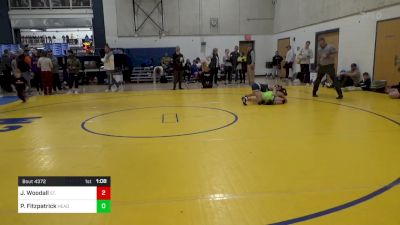 101 lbs Quarterfinal - John Woodall, St. Mary's vs Paul Fitzpatrick, Headhunters