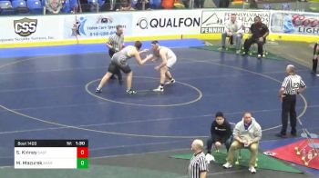 252 lbs Semifinal - Sean Kinney, East Stroudsburg vs Michael Mazurek, Sharon