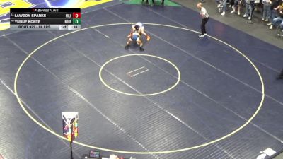 96 lbs Consi Of 16 #2 - Lawson Sparks, Millcreek vs Yusuf Konte, Norristown