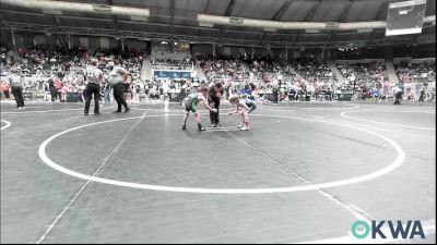 43 lbs Quarterfinal - Greyson Waag, Keystone Kids Wrestling Club vs Dawson York, Gore Pirates Youth Wrestling