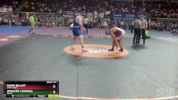 D 1 285 lbs Quarterfinal - Spencer Lanosga, Jesuit vs David Billiot, John Ehret