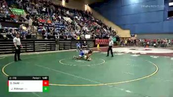 2 lbs Quarterfinal - Jason Pittman, John Battle vs Odane Dodd, Central (Woodstock)