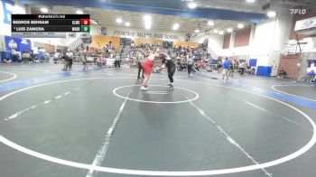 285 lbs 7th Place Match - Bedros Behnam, Clovis West vs Luis Zamora, Warren