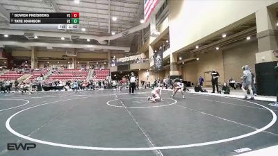 80 lbs Semifinal - Bowen Freisberg, Caney Valley vs Tate Johnson, Greater Heights Wrestling