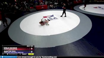 106 lbs Cons. Round 4 - Emilio Escobar, Granite Wrestling Club vs Quinton Hull, Clovis West High School Wrestling