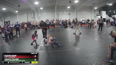 55 lbs Round 4 - Prince Collins, Mighty Warriors Wrestling Acad vs Austin Davis, Carolina Reapers