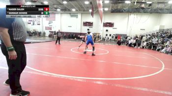 150 lbs Semifinal - Naser Saleh, Suffield/Windsor Locks vs Gunnar Howes, Haddam-Killingworth
