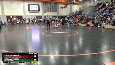 95 lbs Cons. Semi - Maddax Stiefel, East Buchanan vs Kade Engelken, Maquoketa Valley Wildcats