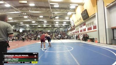 285 lbs Cons. Round 7 - Dryden Pruitt, Sahuarita High School vs Emmanuel Valles Penuelas, Red Mountain