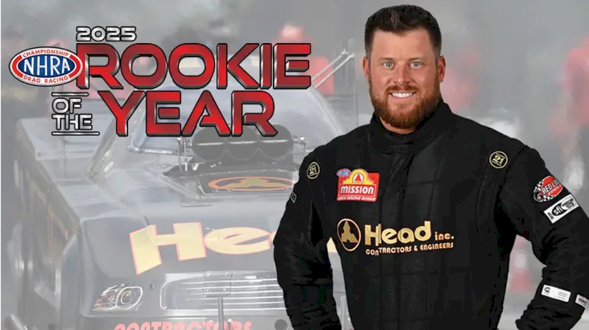 Funny Car's Spencer Hyde Named 2025 NHRA Rookie of the Year