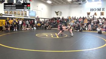 106 lbs Semifinal - Garrett Bear, West Marshall vs Lincoln Huck, Nashua-Plainfield