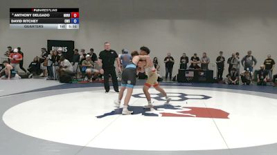 63 kg Quarters - Anthony Delgado, Gold Rush vs David Ritchey, Cardinal Wrestling Club