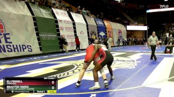 190 Class 1 lbs Cons. Semi - Eli Ferrell, Sherwood vs Braxton Sneed, Lift For Life Academy Charter