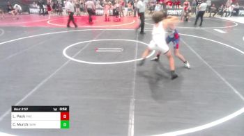 109 lbs Consi Of 8 #1 - Lincoln Peck, Pikes Peak Warriors vs Cook Murch, Darkhorse WC