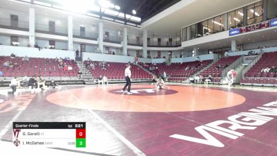 165 lbs Quarterfinal - Gunnar Garelli, Virginia Tech vs Ian McGehee, Davidson