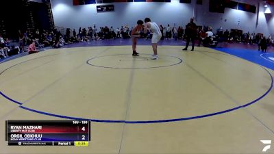 150 lbs Cons. Round 2 - Orgil Odkhuu, NOVA Wrestling Club vs Ryan Mazhari, Liberty Mat Club