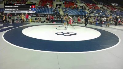 190 lbs Cons. Rd Of 64 - Raymond Shaw, FL vs Brenden Watts, MN