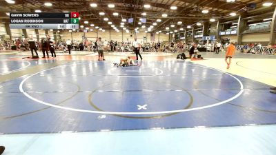 60 lbs Rr Rnd 1 - Gavin Sowers, Tri State Hammers - EL vs Logan Robinson, Mat Warriors - EL