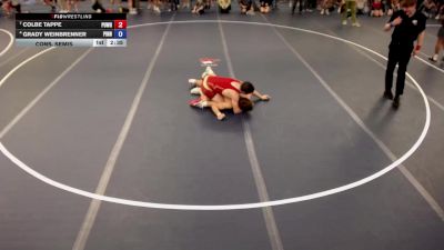 165 lbs Cons. Semis - Colbe Tappe, Pursuit Wrestling vs Grady Weinbrenner, Pinnacle