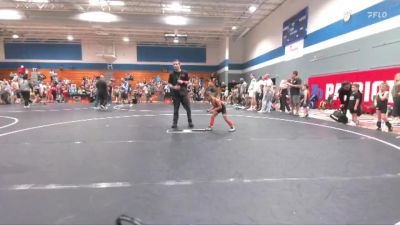 50 lbs Champ. Round 1 - Mason Walker, James Island Youth Wrestling vs Myles Dynski, Summerville Take Down