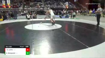 3A-182 lbs 5th Place Match - Karson Lamb, Powell vs Kenai Bergquist, Douglas