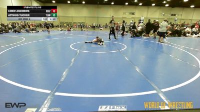 46 lbs Rr Rnd 5 - Crew Andrews, Regulators 9U 2 vs Attikus Tucker, Team Savage 9U