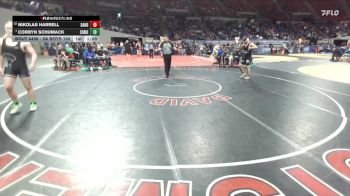 6A Boys 190 lbs Cons. Round 4 - Nikolas Harrell, Sandy Boys vs Corbyn Schumack, South Medford Boys