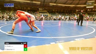 110 lbs Consi Of 8 #2 - Cara Prock, Warner Eagles Youth Wrestling vs TeHani Gacuma, Reign