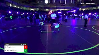 55 lbs Final - Dillon Wright, Stout Wrestling Academy vs Rocco Dominguez, Red Wave Wrestling