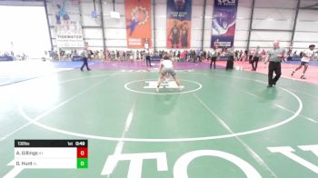 132 lbs Consi Of 32 #2 - Aidan Gillings, NY vs Grier Hunt, AL