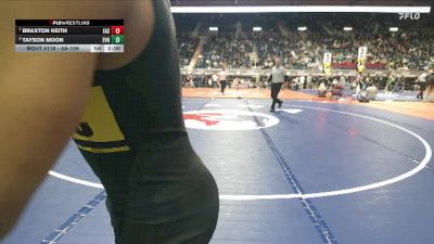 4A-106 lbs Quarterfinal - Braxton Keith, Cheyenne East vs Tayson Moon, Evanston