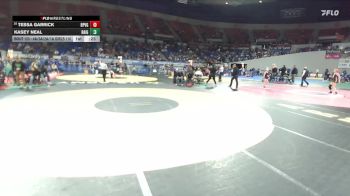 4A/3A/2A/1A Girls 110 Cons. Round 2 - Tessa Garrick, Baker / Powder Valley Girls vs Kasey Neal, Rainier Girls