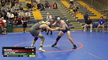 133 lbs Cons. Round 3 - Bo Davis, Corban University (Ore.) vs Colby Evens, Embry-Riddle Aeronautical University (Ariz.)