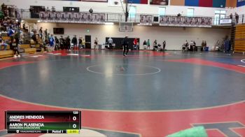 120 lbs Champ. Round 1 - Andres Mendoza, Sprague vs Aaron Plasencia, Evergreen (Vancouver)