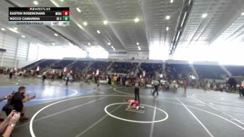 40 lbs Quarterfinal - Easton Rosencrans, Mohave Greens vs Rocco Camarena, So Cal Hammers
