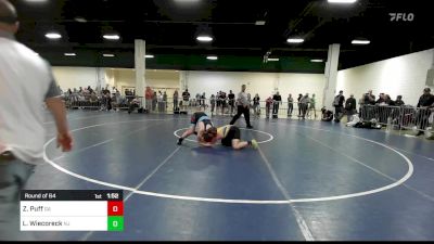 165 lbs Round Of 64 - Zane Puff, GA vs Logan Wiecoreck, NJ