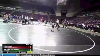 48 lbs Round 1 - Lily Jones, Chatfield Wrestling Club vs Aaliyah Gutierrez, Colorado