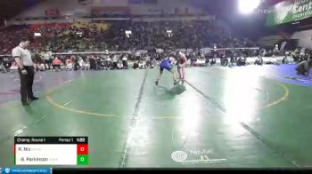 3A 170 lbs Champ. Round 1 - Brent Parkinson, Sugar-Salem vs Rhyalee Nix, Homedale